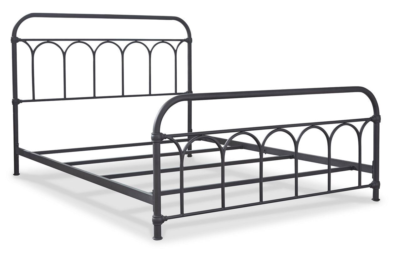 Nashburg Black Queen Metal Bed - B280-681 - Luna Furniture - Dallas Store