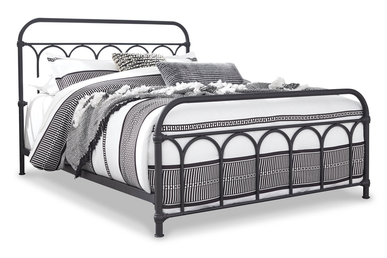 Nashburg Black Queen Metal Bed - B280-681 - Luna Furniture - Dallas Store