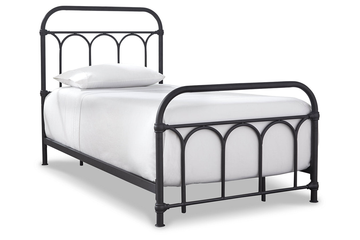 Nashburg Black Twin Metal Bed - B280-671 - Luna Furniture - Dallas Store