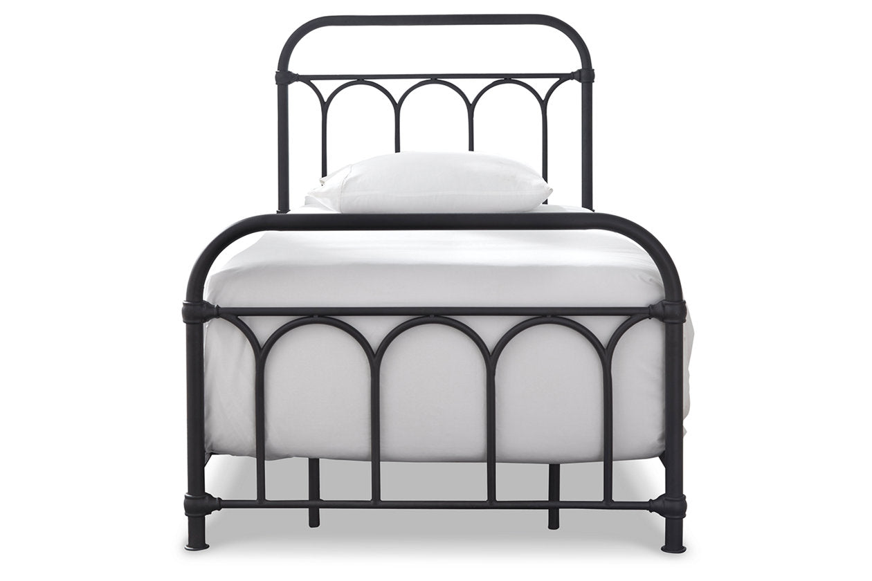 Nashburg Black Twin Metal Bed - B280-671 - Luna Furniture - Dallas Store
