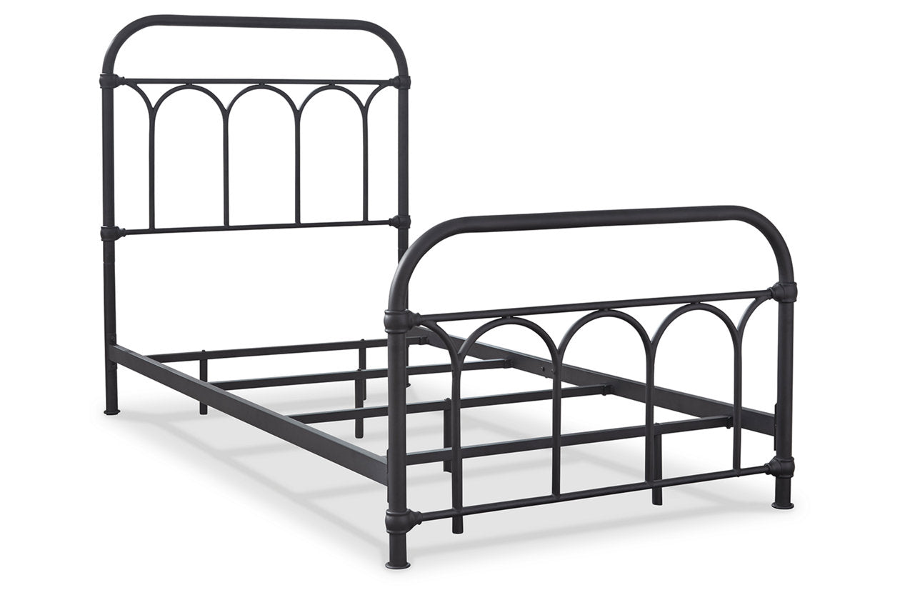 Nashburg Black Twin Metal Bed - B280-671 - Luna Furniture - Dallas Store