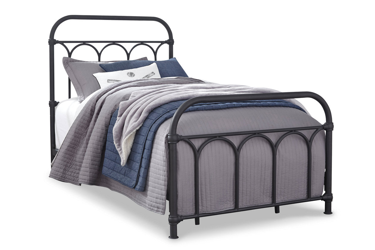 Nashburg Black Twin Metal Bed - B280-671 - Luna Furniture - Dallas Store