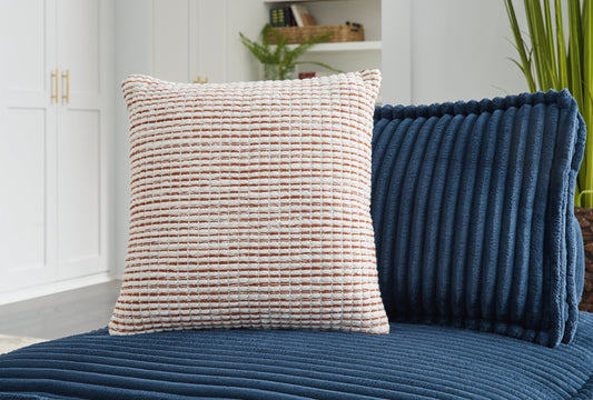 Nashlin White/Rust Pillow (Set of 4) - A1001038 - Luna Furniture - Dallas Store