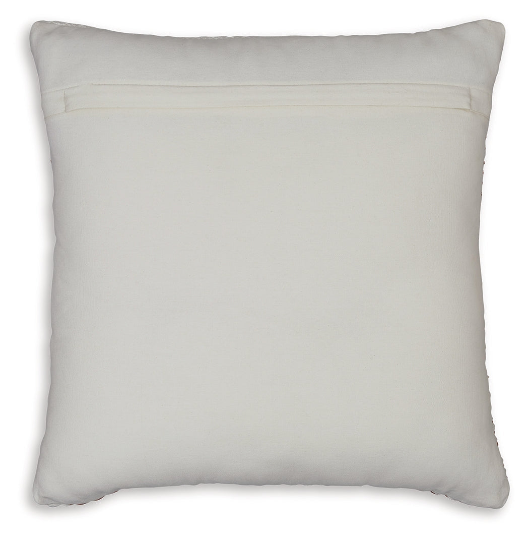 Nashlin White/Rust Pillow (Set of 4) - A1001038 - Luna Furniture - Dallas Store