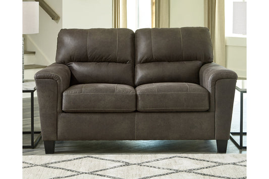 Navi Smoke Loveseat - 9400235 - Luna Furniture - Dallas Store