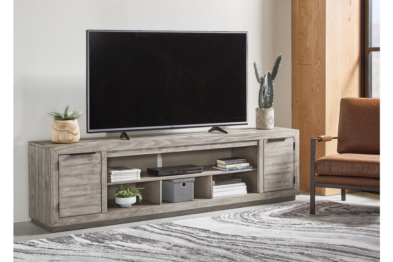 Naydell Gray 92" TV Stand - W996-78 - Luna Furniture - Dallas Store