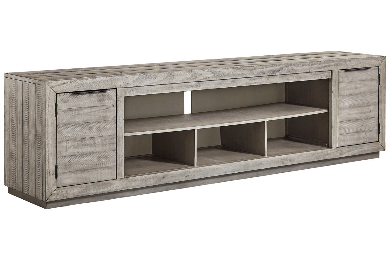 Naydell Gray 92" TV Stand - W996-78 - Luna Furniture - Dallas Store