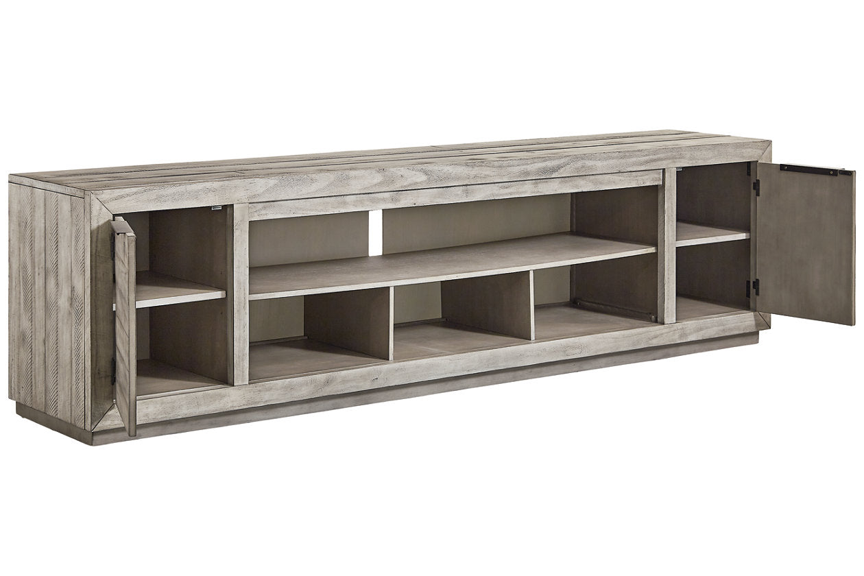 Naydell Gray 92" TV Stand - W996-78 - Luna Furniture - Dallas Store