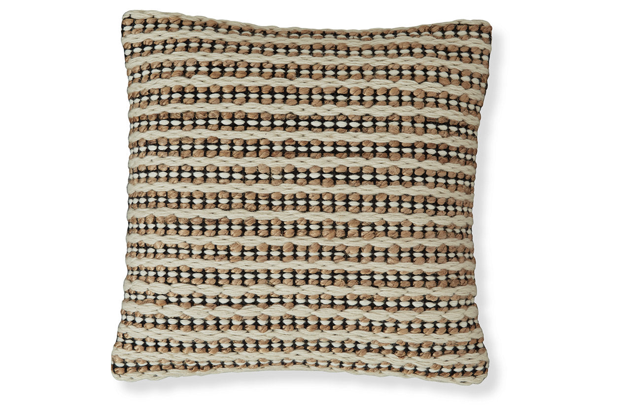 Nealington Brown/Black/White Pillow, Set of 4 - A1000929 - Luna Furniture - Dallas Store