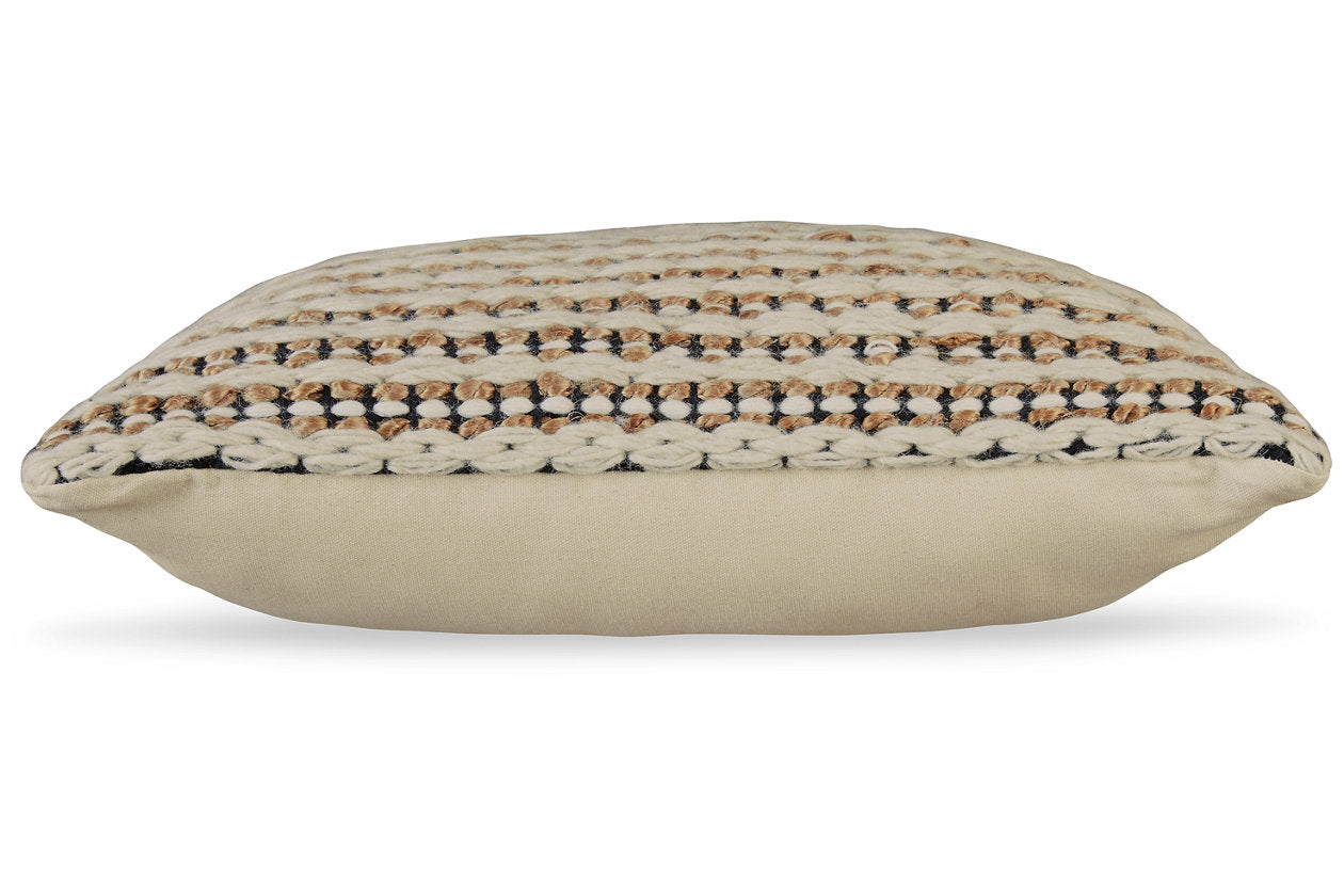 Nealington Brown/Black/White Pillow, Set of 4 - A1000929 - Luna Furniture - Dallas Store