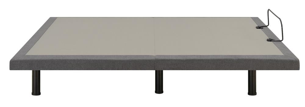 Negan Gray/Black Full Adjustable Bed Base - 350132F - Luna Furniture - Dallas Store