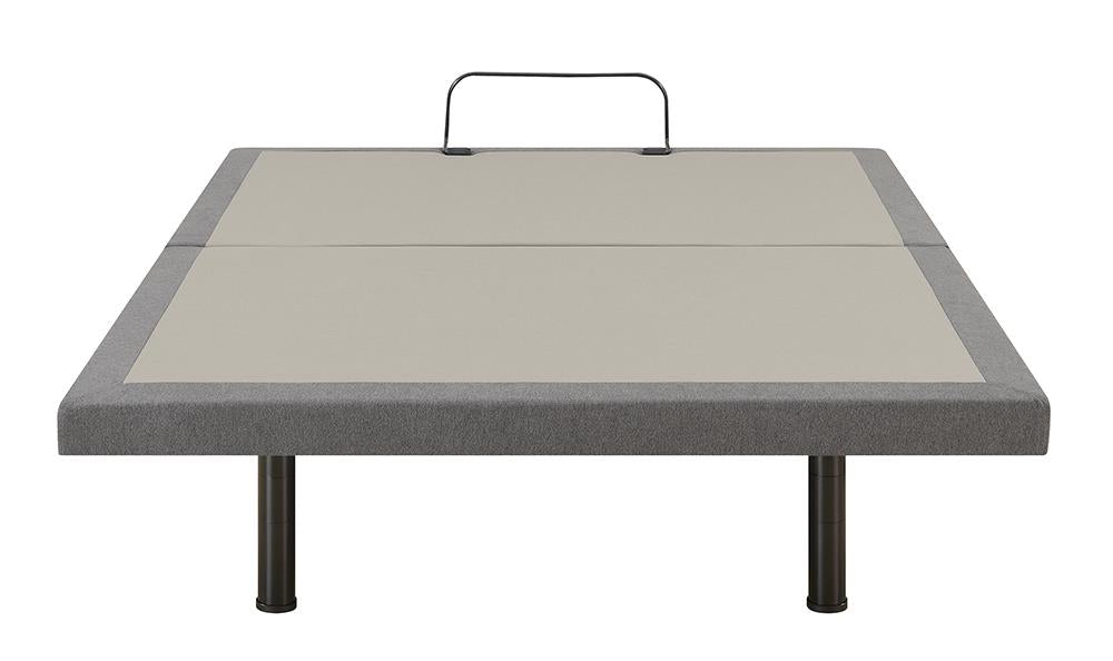 Negan Gray/Black Twin XL Adjustable Bed Base - 350132TL - Luna Furniture - Dallas Store