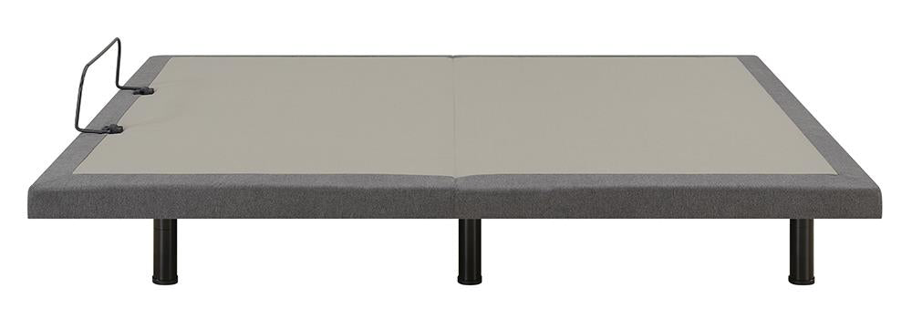 Negan Gray/Black Twin XL Adjustable Bed Base - 350132TL - Luna Furniture - Dallas Store