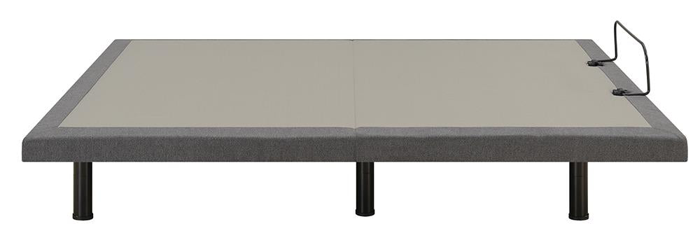 Negan Gray/Black Twin XL Adjustable Bed Base - 350132TL - Luna Furniture - Dallas Store