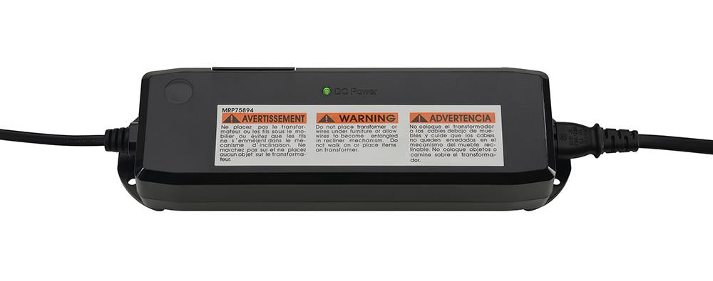Negan Gray/Black Twin XL Adjustable Bed Base - 350132TL - Luna Furniture - Dallas Store