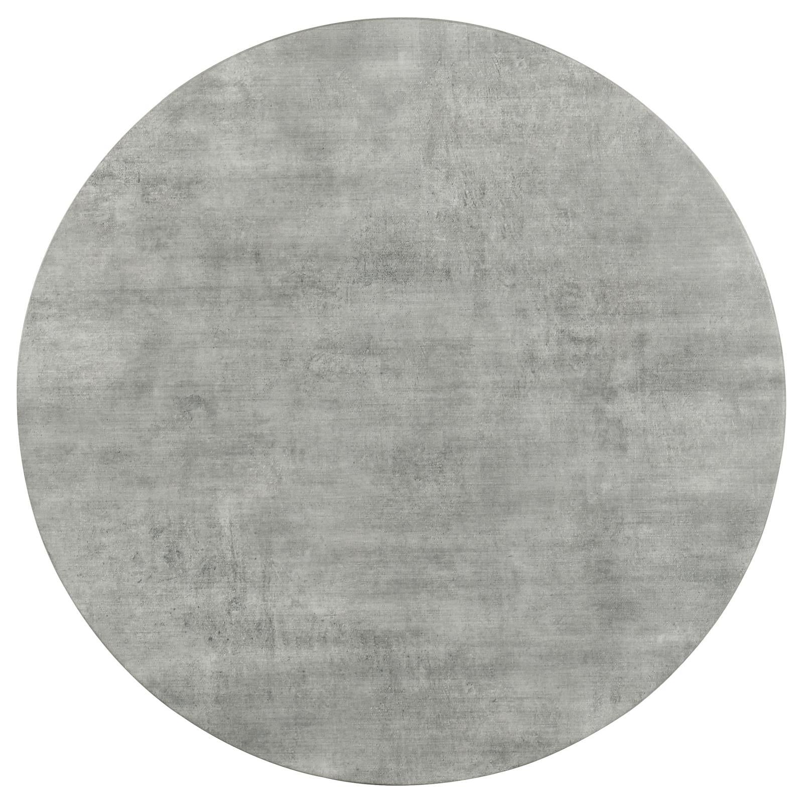 Neil Concrete/Black Round Wood Top Dining Table - 193801 - Luna Furniture - Dallas Store