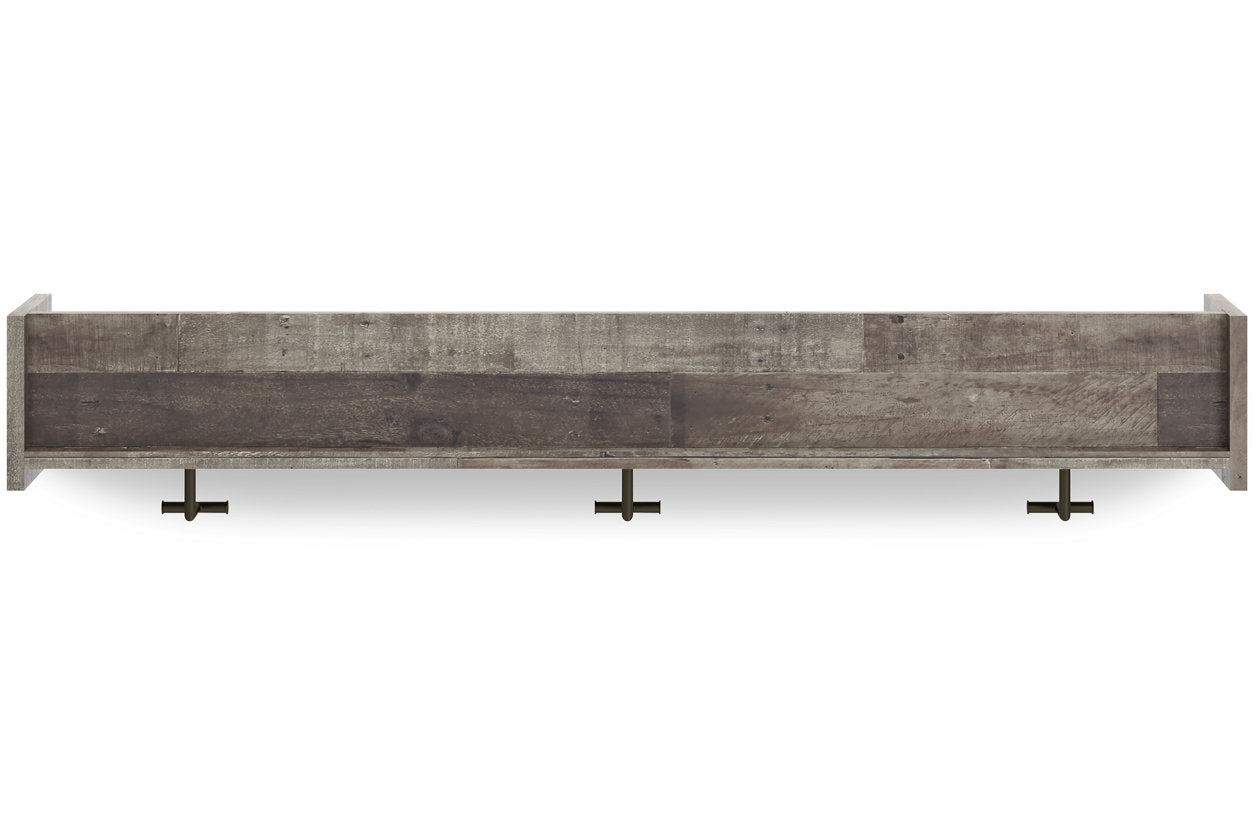 Neilsville Multi Gray Wall Mounted Coat Rack with Shelf - EA2120-151 - Luna Furniture - Dallas Store