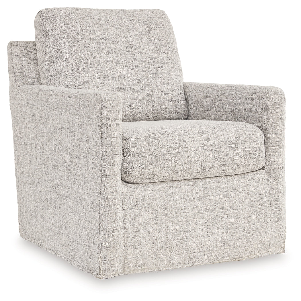 Nenana Next-Gen Nuvella Stone Swivel Glider Accent Chair - A3000644 - Luna Furniture - Dallas Store
