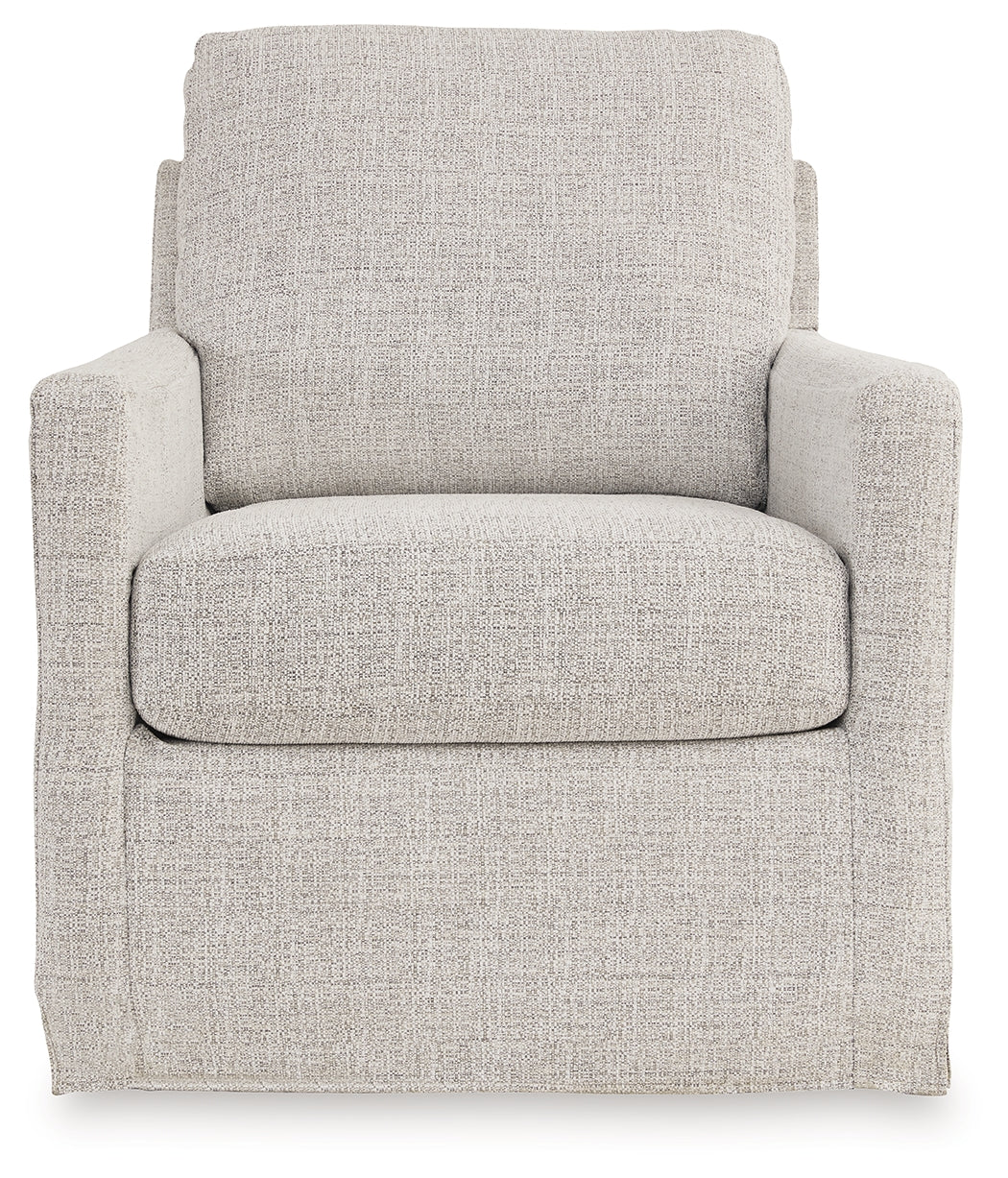 Nenana Next-Gen Nuvella Stone Swivel Glider Accent Chair - A3000644 - Luna Furniture - Dallas Store