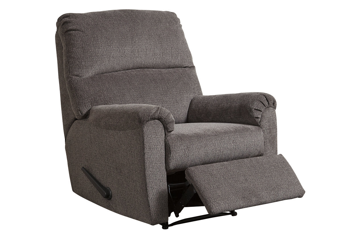 Nerviano Gray Recliner - 1080329 - Luna Furniture - Dallas Store