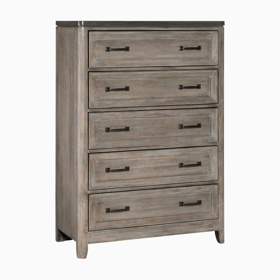 Newell Light Brown Chest - 1412-9 - Luna Furniture - Dallas Store