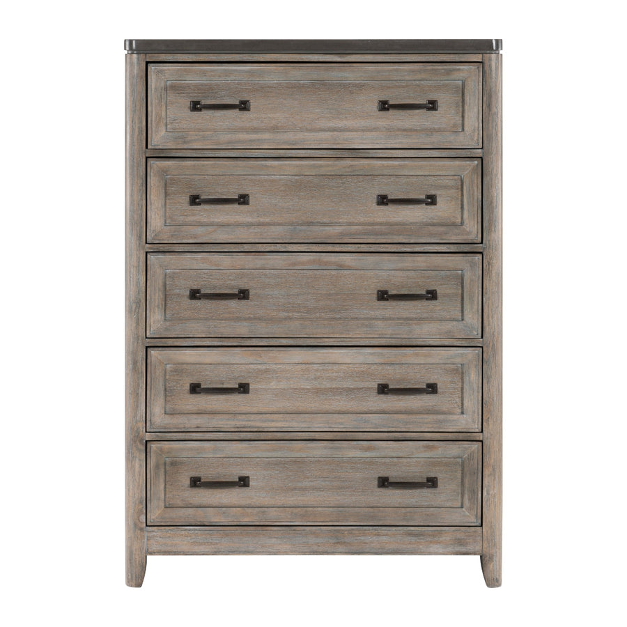 Newell Light Brown Chest - 1412-9 - Luna Furniture - Dallas Store