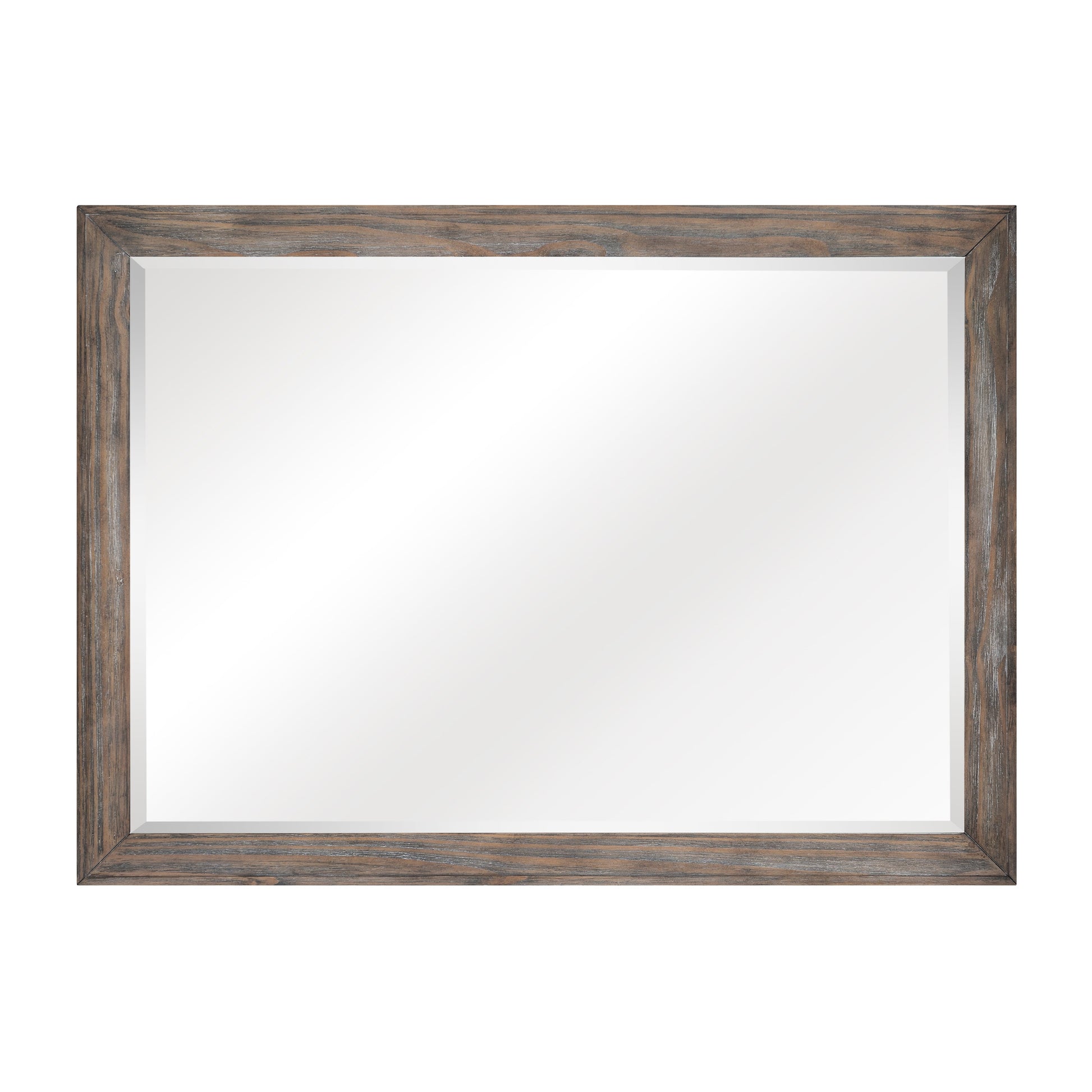 Newell Light Brown Mirror (Mirror Only) - 1412-6 - Luna Furniture - Dallas Store