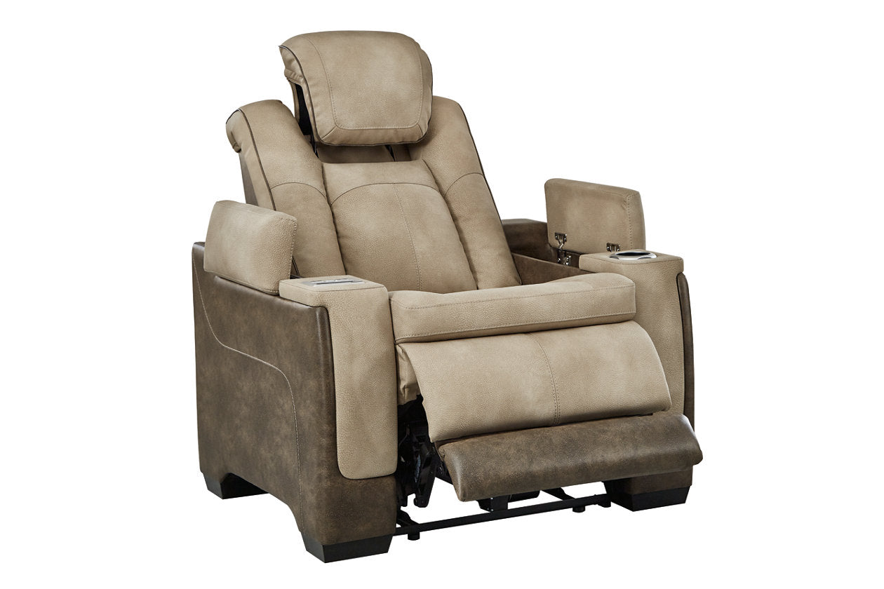 Next-Gen DuraPella Sand Power Recliner - 2200313 - Luna Furniture - Dallas Store