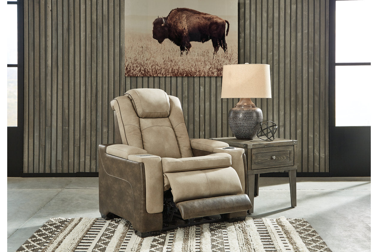 Next-Gen DuraPella Sand Power Recliner - 2200313 - Luna Furniture - Dallas Store