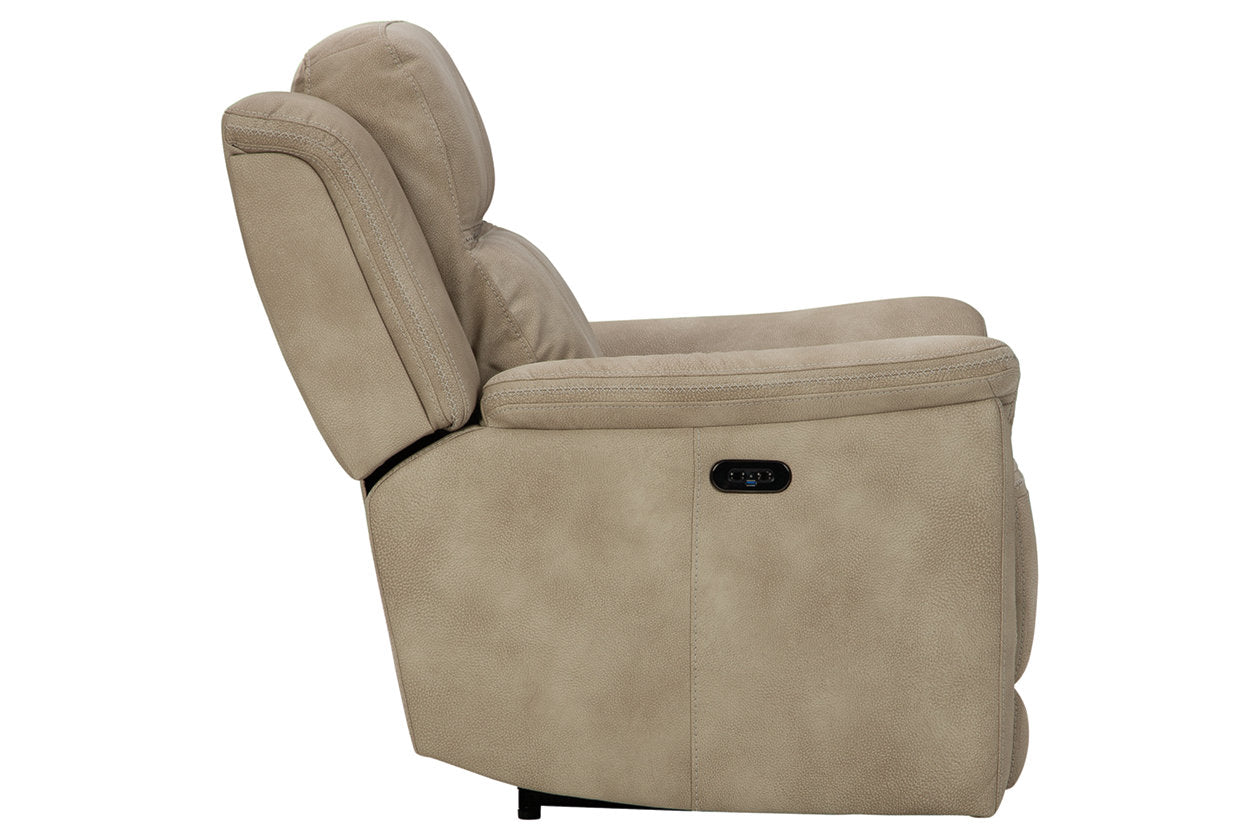 Next-Gen DuraPella Sand Power Recliner - 5930213 - Luna Furniture - Dallas Store