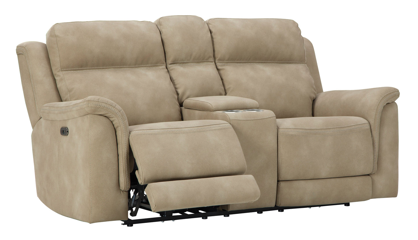 Next-Gen DuraPella Sand Power Reclining Living Room Set - SET | 5930247 | 5930218 - Luna Furniture - Dallas Store