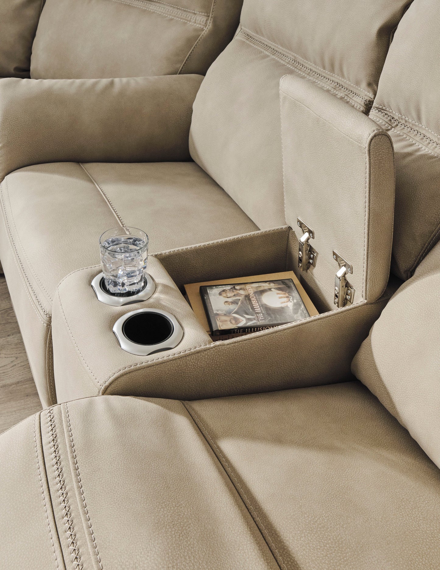 Next-Gen DuraPella Sand Power Reclining Living Room Set - SET | 5930247 | 5930218 - Luna Furniture - Dallas Store
