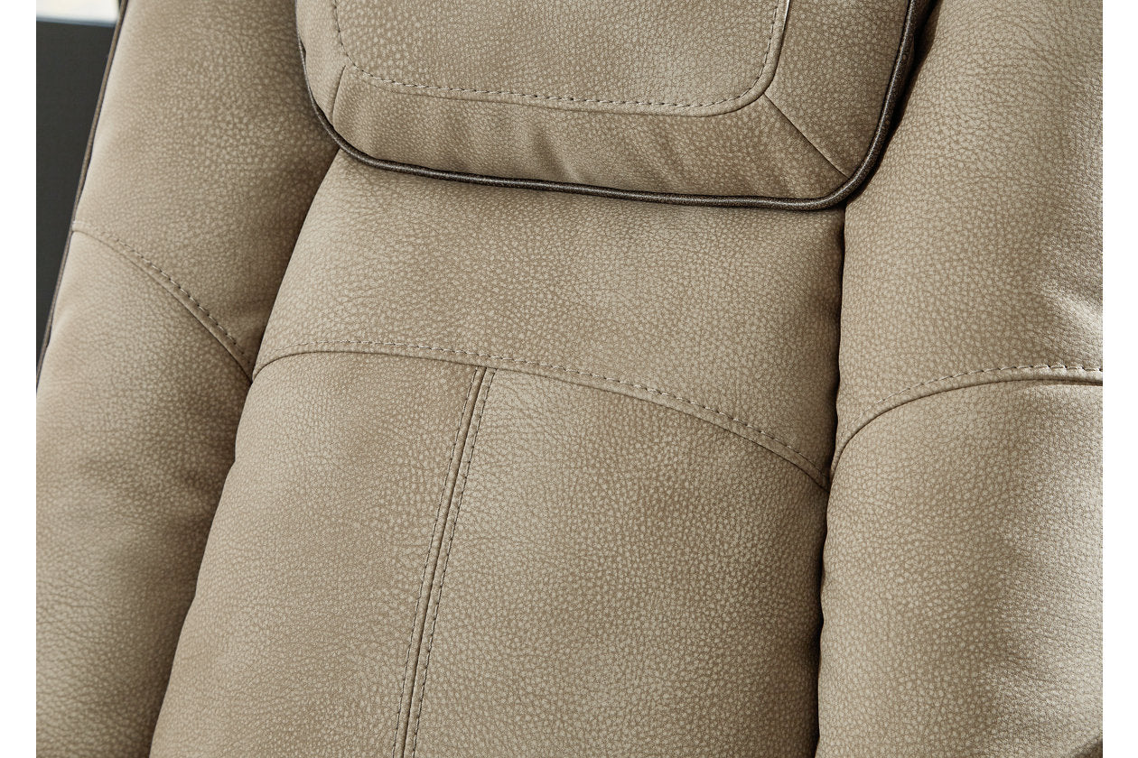 Next-Gen DuraPella Sand Power Reclining Loveseat with Console - 2200318 - Luna Furniture - Dallas Store
