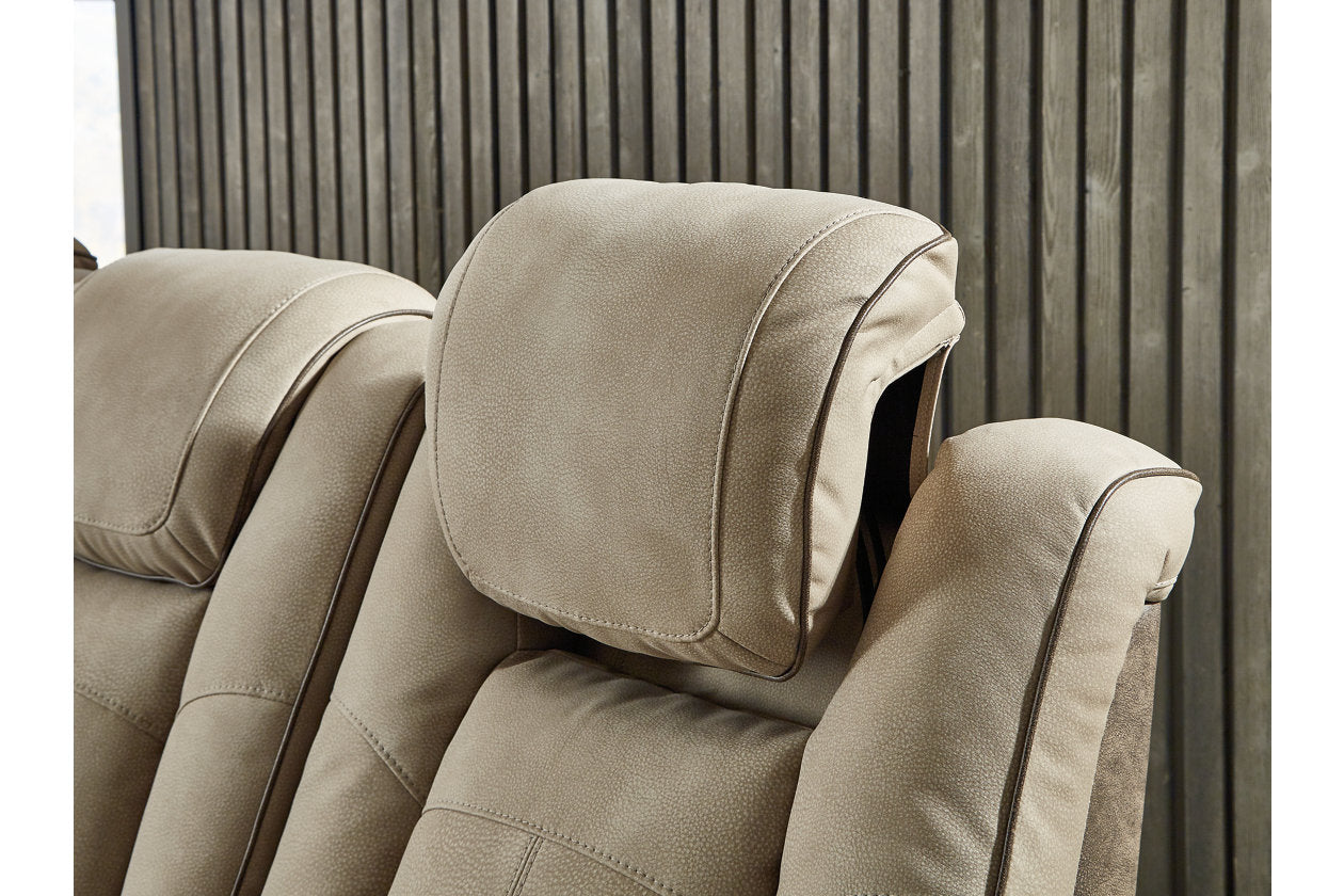 Next-Gen DuraPella Sand Power Reclining Sofa - 2200315 - Luna Furniture - Dallas Store