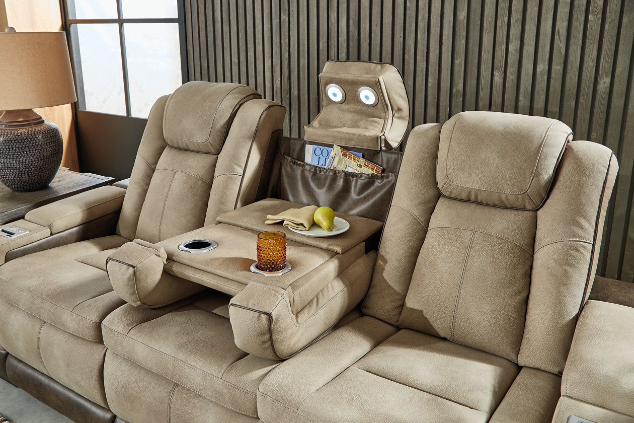 Next-Gen DuraPella Sand Power Reclining Sofa - 2200315 - Luna Furniture - Dallas Store