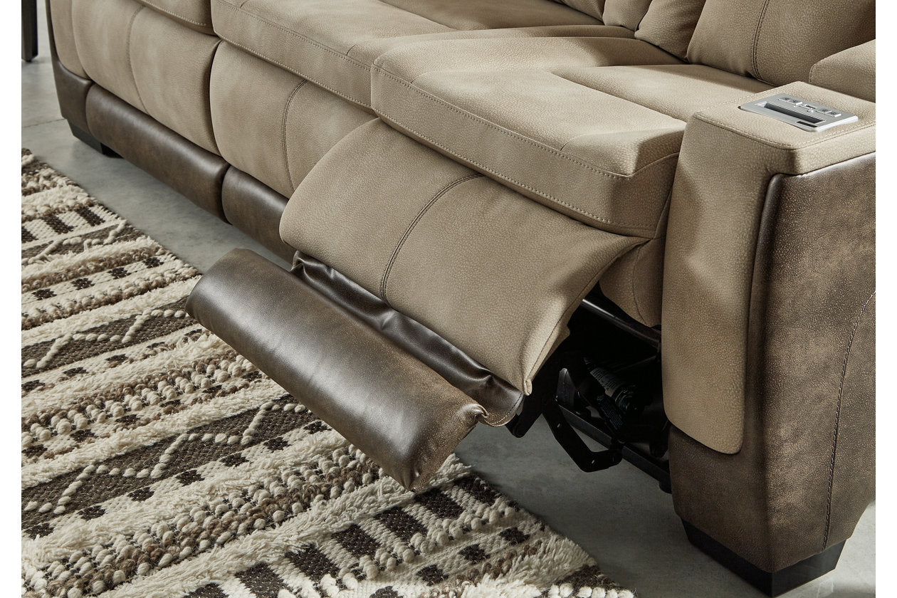 Next-Gen DuraPella Sand Power Reclining Sofa - 2200315 - Luna Furniture - Dallas Store