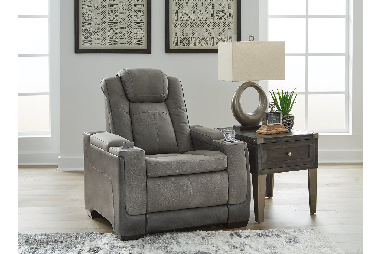 Next-Gen DuraPella Slate Power Recliner - 2200413 - Luna Furniture - Dallas Store