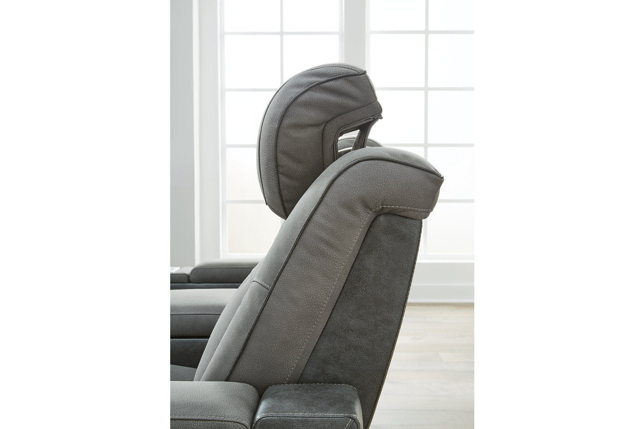 Next-Gen DuraPella Slate Power Recliner - 2200413 - Luna Furniture - Dallas Store