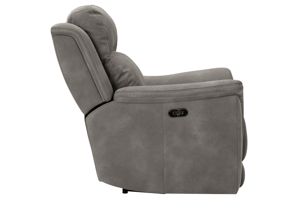 Next-Gen DuraPella Slate Power Recliner - 5930113 - Luna Furniture - Dallas Store