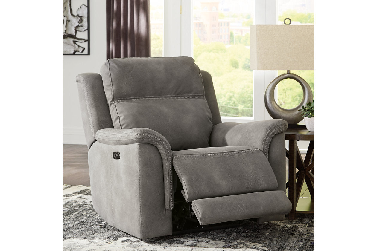 Next-Gen DuraPella Slate Power Recliner - 5930113 - Luna Furniture - Dallas Store