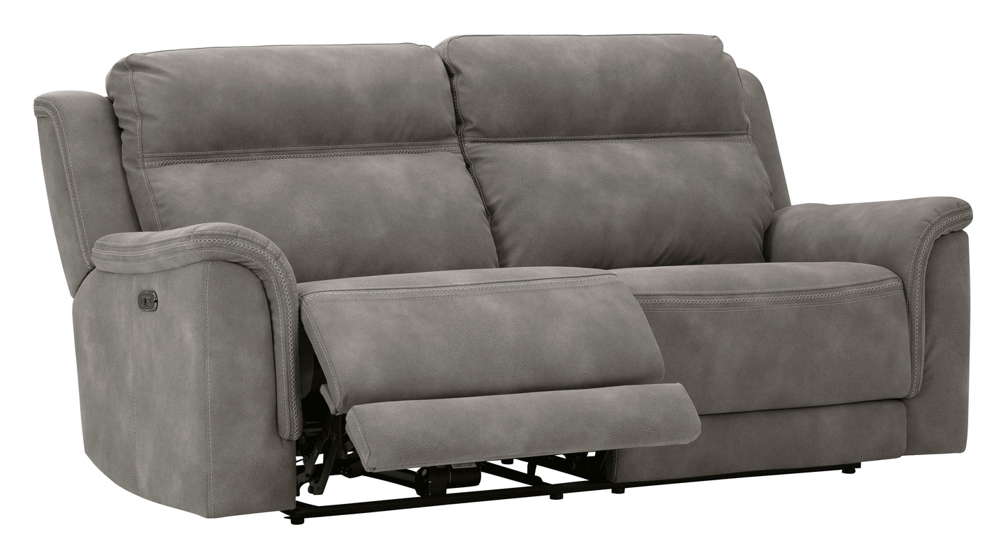 Next-Gen DuraPella Slate Power Reclining Living Room Set - SET | 5930147 | 5930118 - Luna Furniture - Dallas Store
