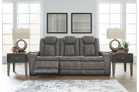 Next-Gen DuraPella Slate Power Reclining Sofa - 2200415 - Luna Furniture - Dallas Store