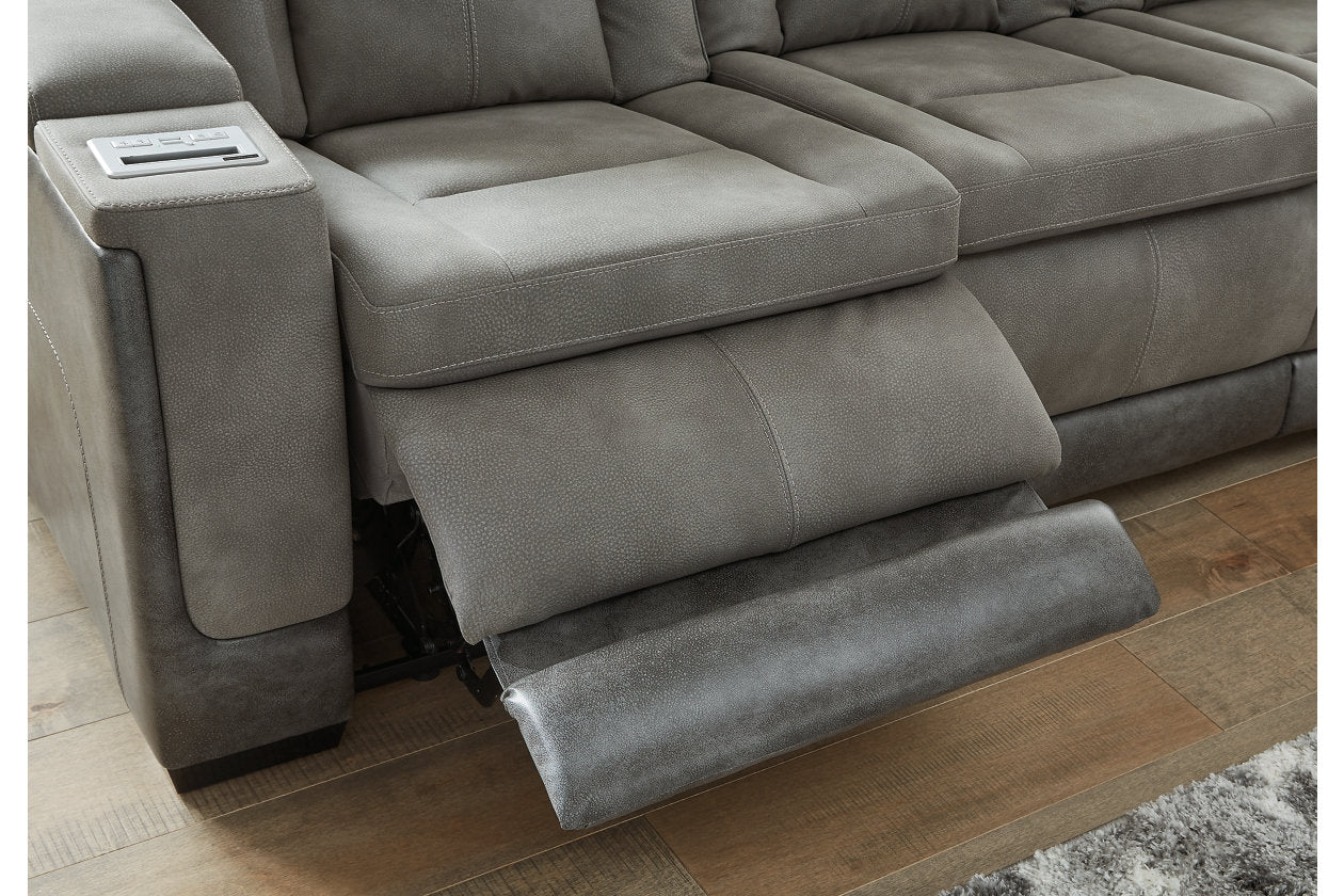 Next-Gen DuraPella Slate Power Reclining Sofa - 2200415 - Luna Furniture - Dallas Store