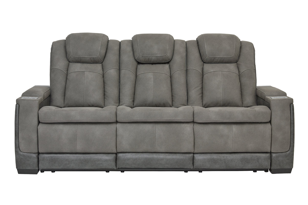 Next-Gen DuraPella Slate Power Reclining Sofa - 2200415 - Luna Furniture - Dallas Store