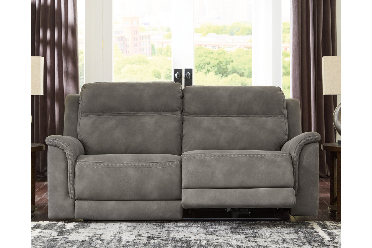 Next-Gen DuraPella Slate Power Reclining Sofa - 5930147 - Luna Furniture - Dallas Store