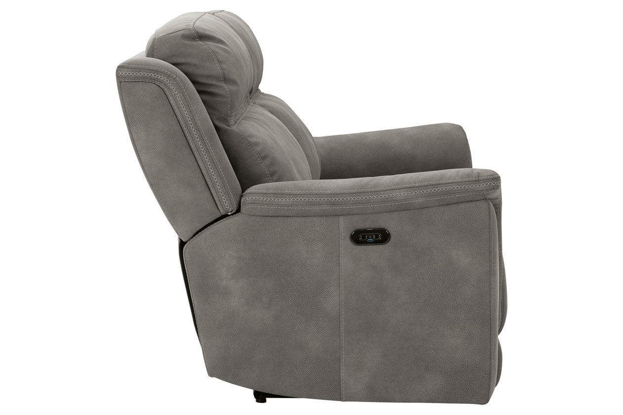 Next-Gen DuraPella Slate Power Reclining Sofa - 5930147 - Luna Furniture - Dallas Store