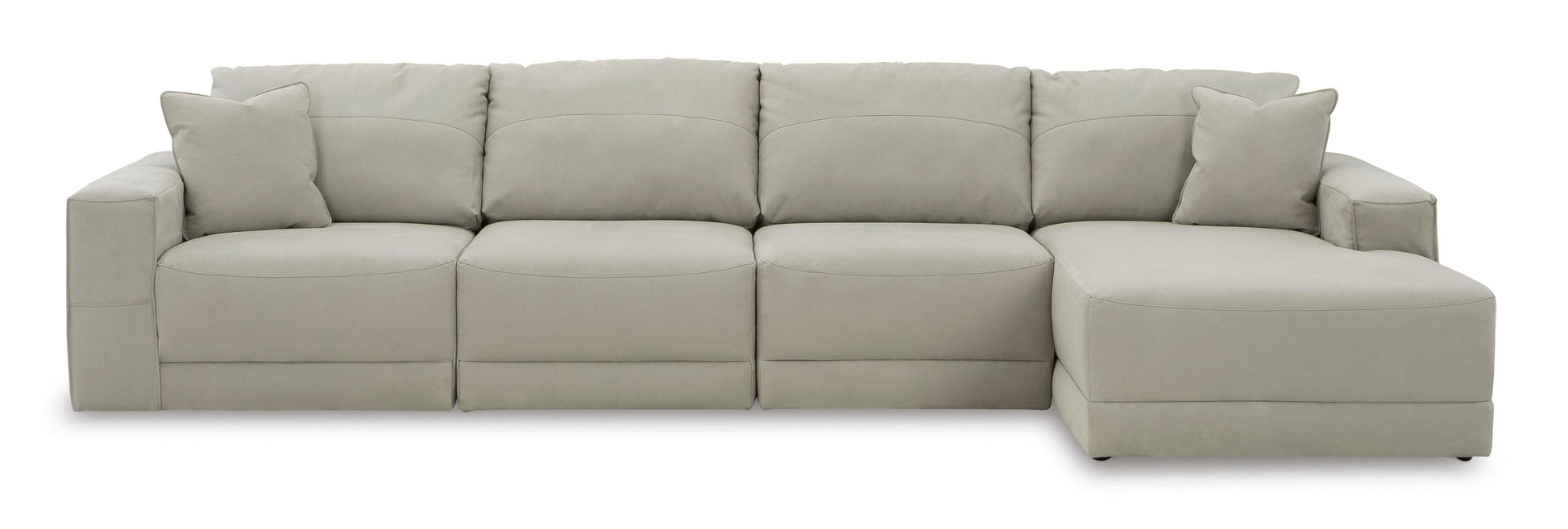 Next-Gen Gaucho Gray 4-Piece RAF Sectional - SET | 1830417 | 1830464 | 1830446(2) - Luna Furniture - Dallas Store