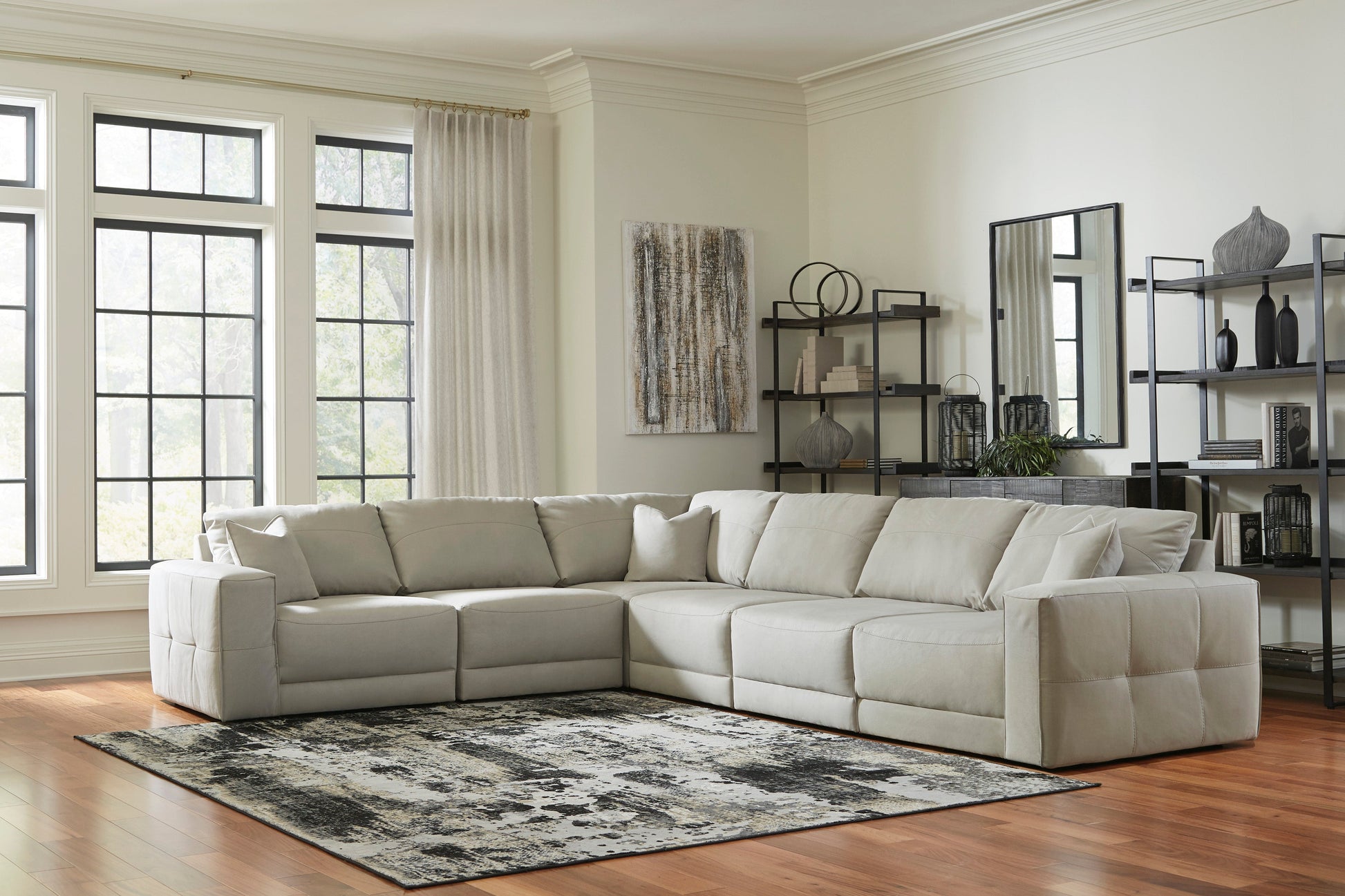 Next-Gen Gaucho Gray 6-Piece Sectional - SET | 1830464 | 1830465 | 1830477 | 1830446(3) - Luna Furniture - Dallas Store