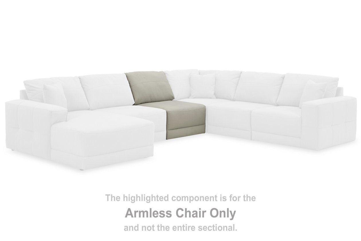 Next-Gen Gaucho Gray Armless Chair - 1830446 - Luna Furniture - Dallas Store