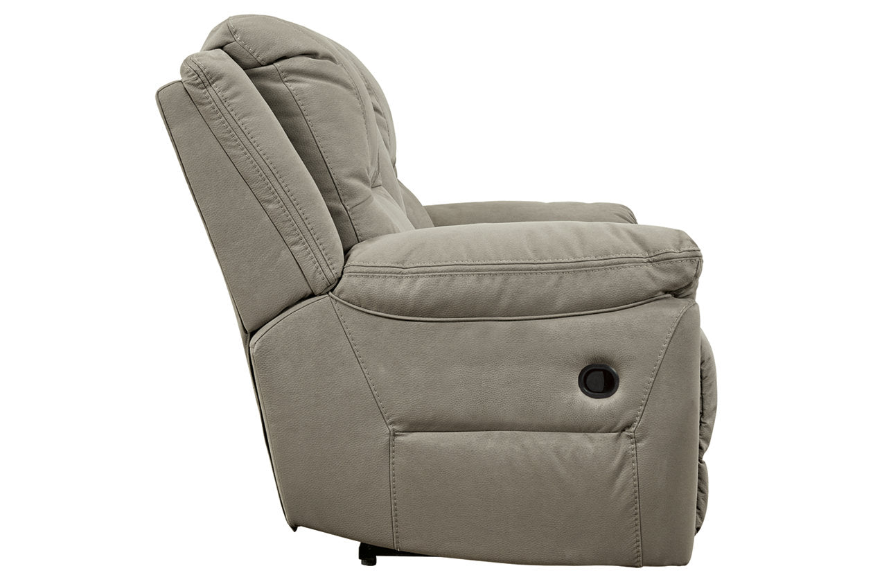 Next-Gen Gaucho Putty Reclining Loveseat with Console - 5420394 - Luna Furniture - Dallas Store